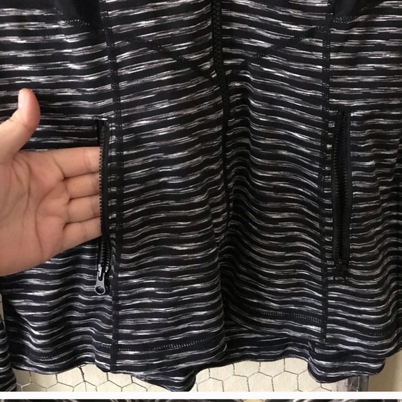 Zella Stamina Energy Stripe Mesh Panel Jacket XL - Picture 5 of 7